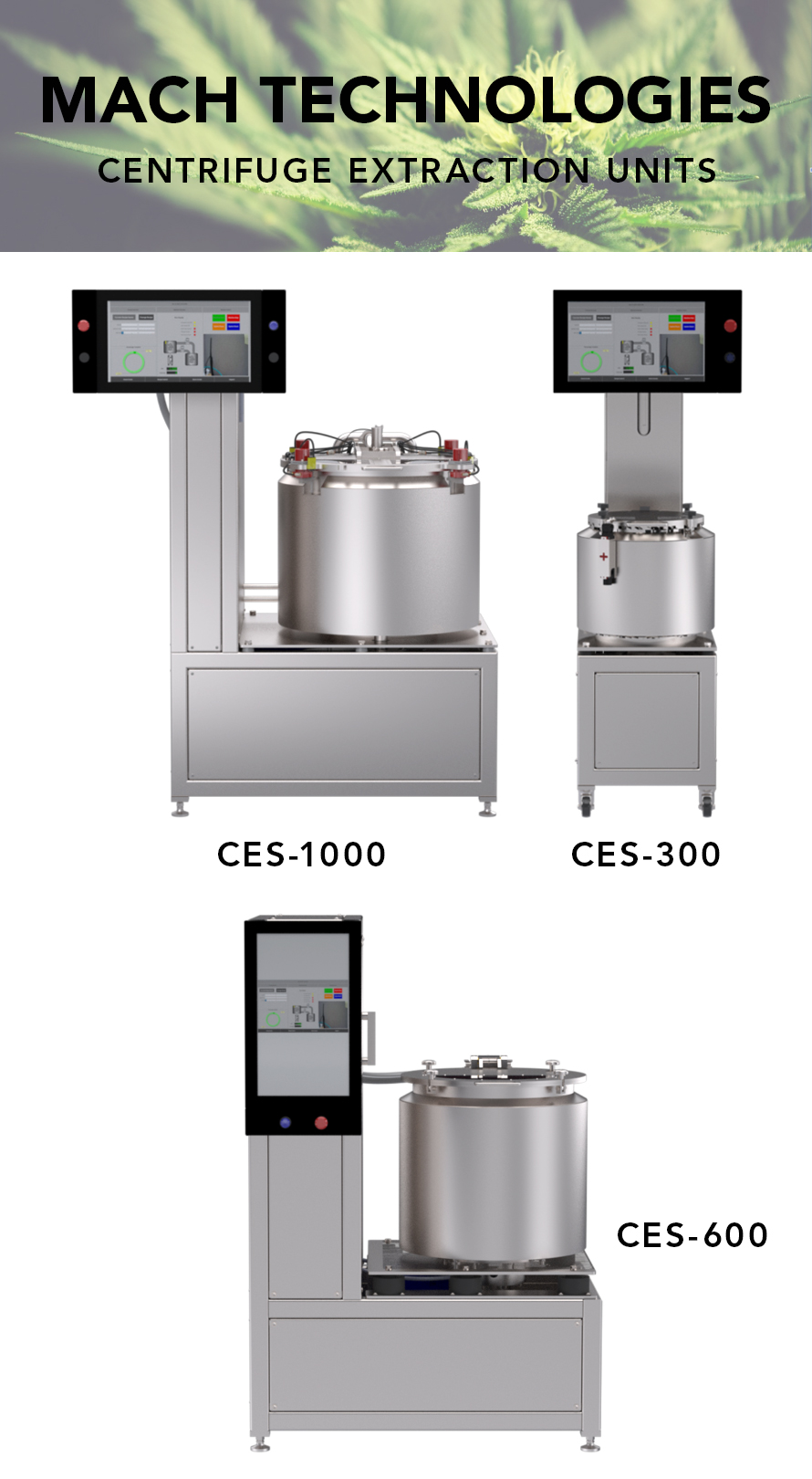 Mach Technologies Mach Technologies stand alone centrifuge extraction equipment offered by Scitek